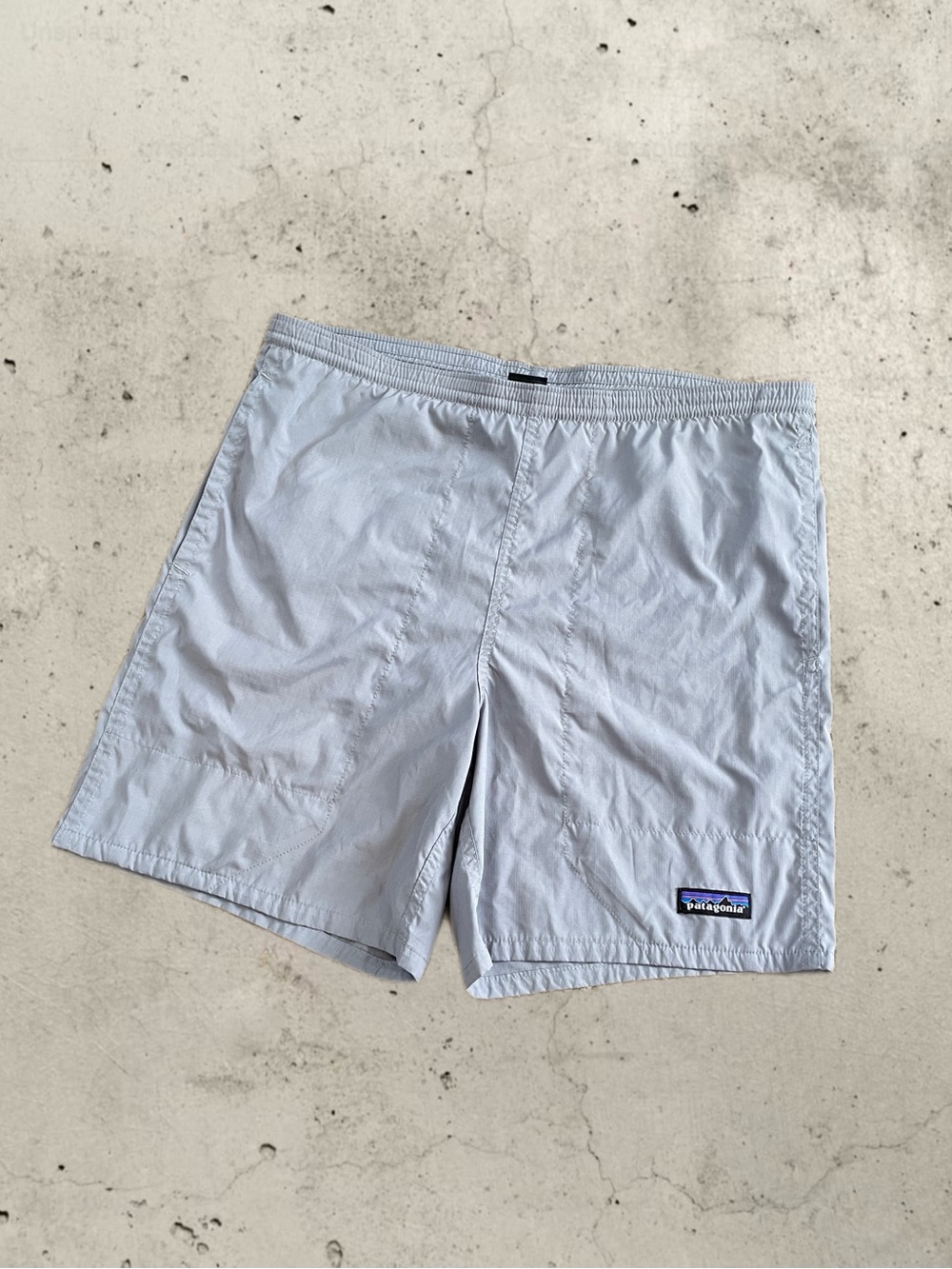 Patagonia men's shorts, gray, size S